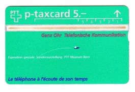taxcard PTT - Museum Bern 5.- 411L