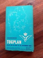 Dänemark Zugfahrplan DSB 1965