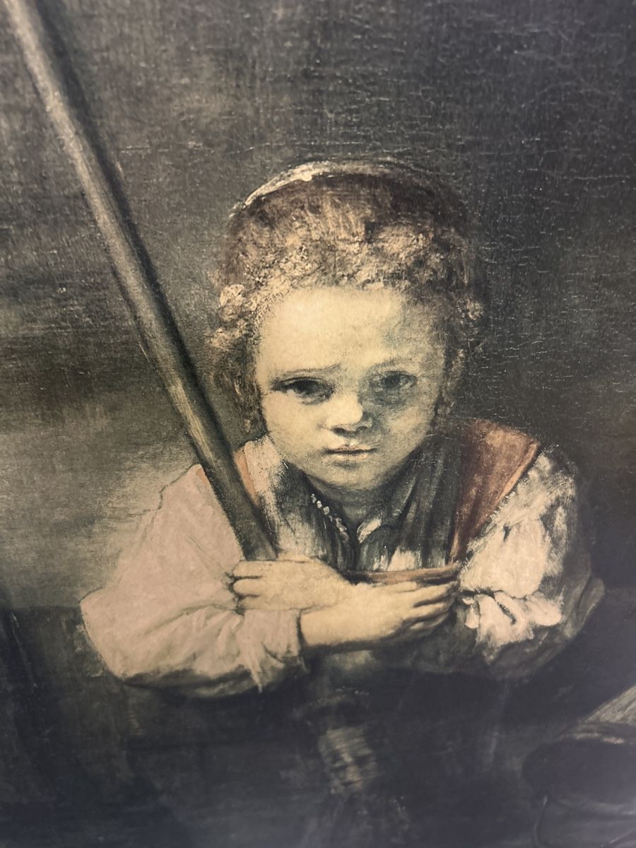 Foto & Immagini: Bub mit Besen, Kunst Bild – Usato da Glarus venduto da KunstWerkEr-LS87 1