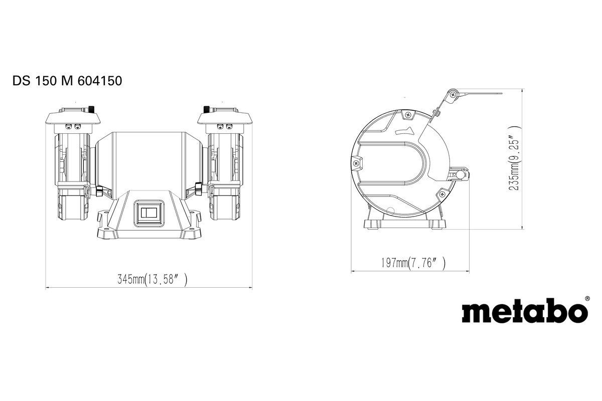 Smerigliatrici & Lucidatrici: Metabo Doppelschleifer DS 150 M – Nuovo e nell'imballaggio originale da Koppigen venduto da Bracher_Mail-House 4