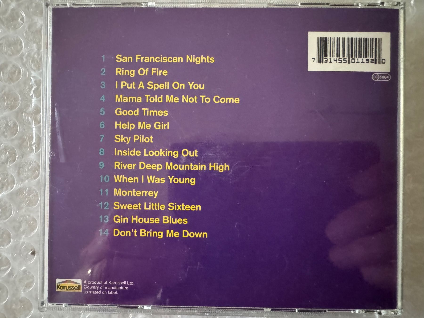 CD: Eric Burdon & The Animals - Inside Out – Nuovo (secondo la descrizione) da Duggingen venduto da Kisha010 2