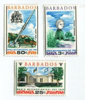 Briefmarken "Meteorologie". Barbados.