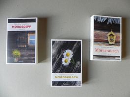 3 Krimi Romane Bücher im Allgäu Barbara Edelmann 2016 - 2018