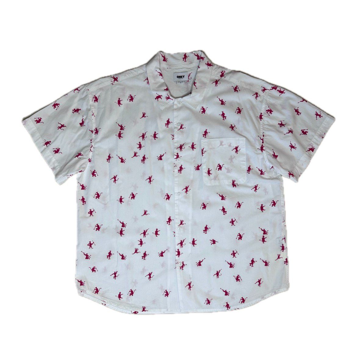 Carhartt Hemden: Obey Shirt with Devil Print – Gebraucht aus St. Gallen von look-twice