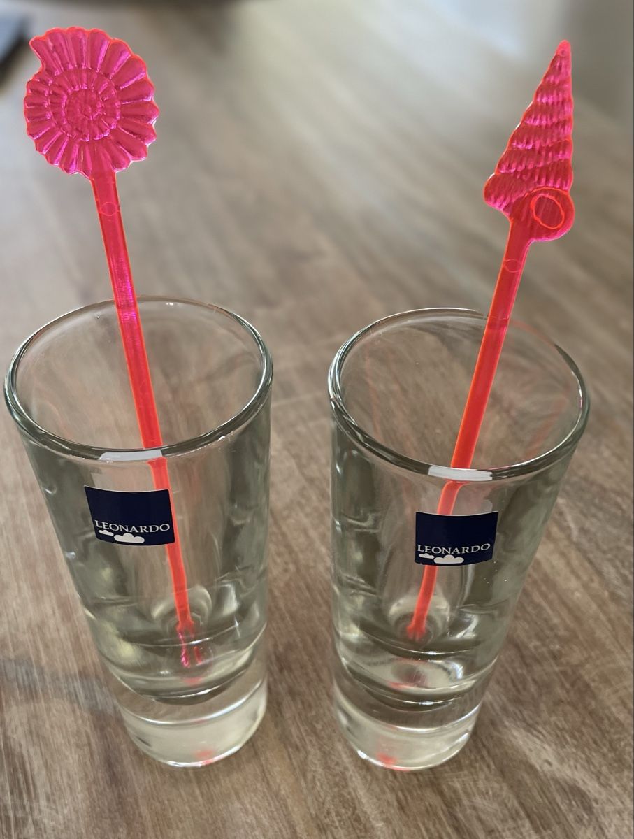 Bicchieri: Leonardo Glas-Set mit Ruehrstaebchen, neuwertig – Usato da Bronschhofen venduto da Sommernacht03