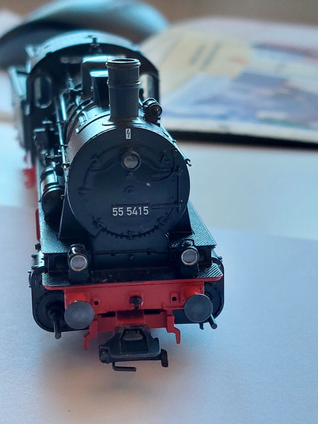Märklin Modellini di ferrovie: Märklin Dampflok BR 55 DB Sound – Usato da Müllheim Dorf venduto da fischwein 4