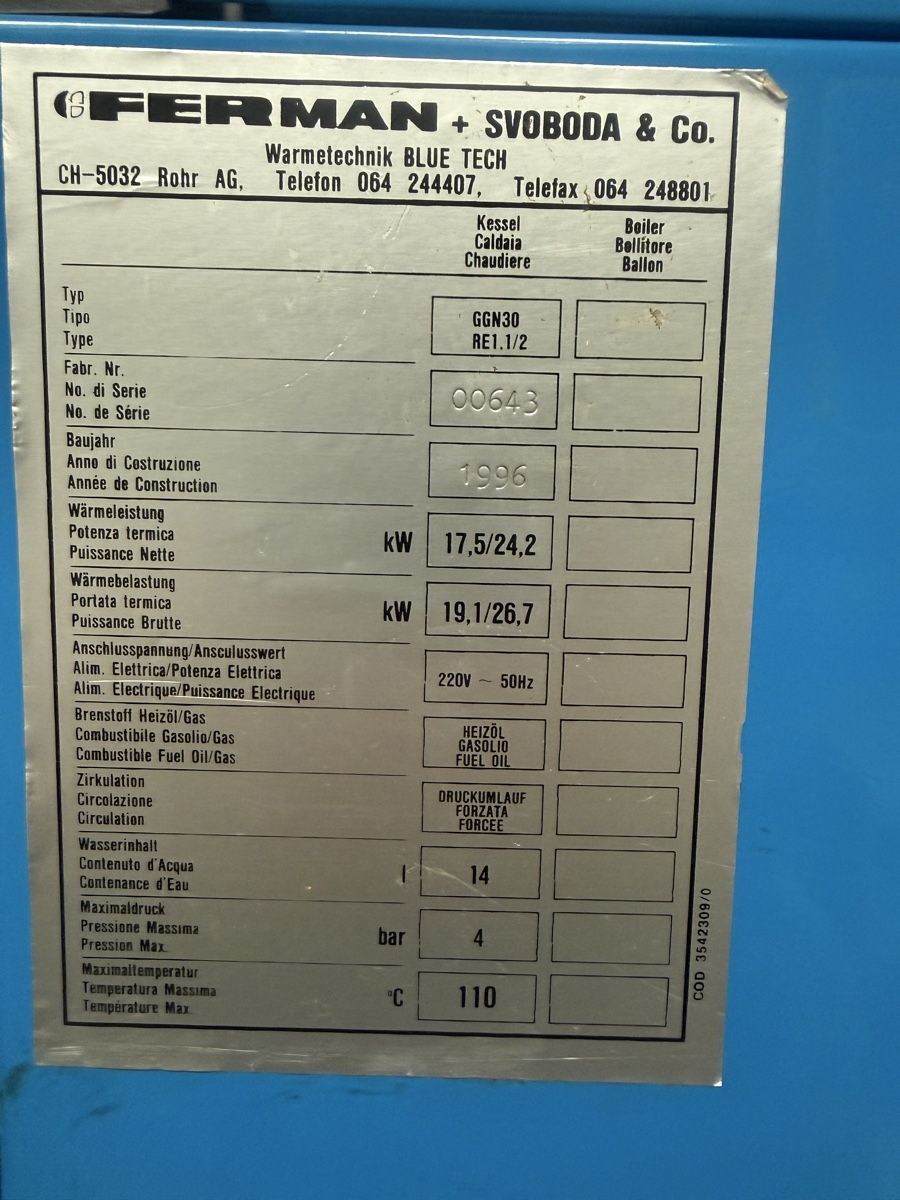 Heizgeräte: Ölheizung – Gebraucht aus Aarau von rob_2v7z 1