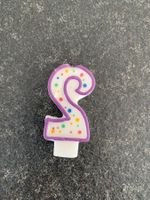 2. Geburtstag Kerze