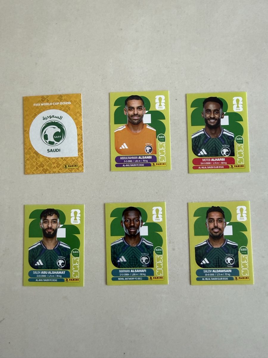 Panini Carte collezionabili: Panini Saudi Arabien WM2026 – Nuovo (secondo la descrizione) da Hellikon venduto da stoudii 1