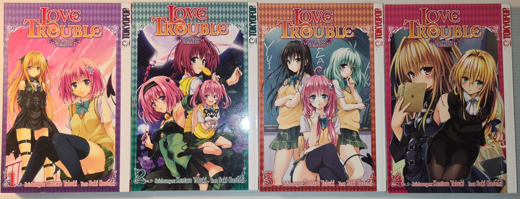 Fumetti: Love Trouble Darkness 1 bis 4 Manga – Usato da Münchenstein venduto da vitalfit