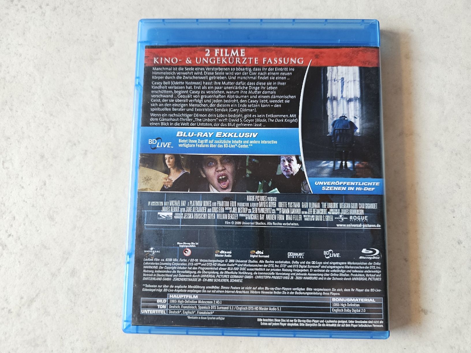 Tutti i DVDs: The Unborn  -  Das Böse will Leben  /  Bluray – Usato da Schneisingen venduto da backstore24 1