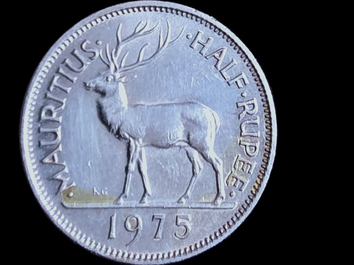 Alle Münzen: MAURITIUS HALF RUPEE 1975 – Gebraucht aus Winterthur von Creso70