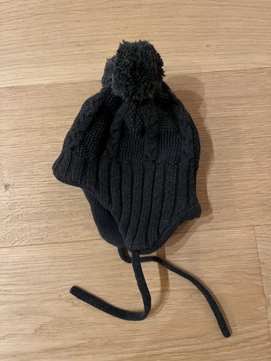 H&M Mützen & Schals: Warm Winter Baby Hat With Pompoms Gray – Neu (gemäss Beschreibung) aus Planken von R4gskL7 1