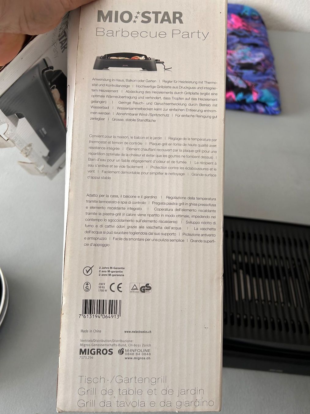 Griglie: Mio Star  Barbecue Party Grill – Nuovo e nell'imballaggio originale da Aristau venduto da WalterM06 6