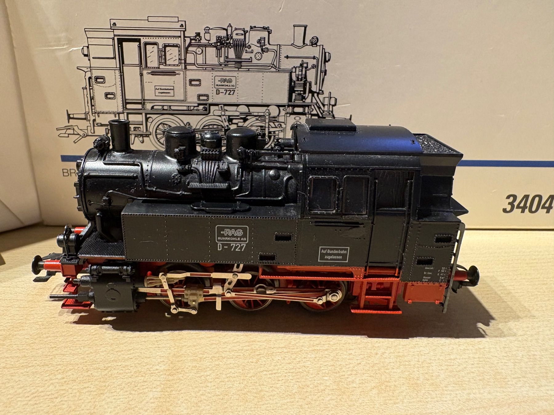 Märklin Trains électriques: Maerklin 3404  Vapeur  BR80 – Neuf avec emballage d'origine à Corcelles Payerne par Pierre66 1