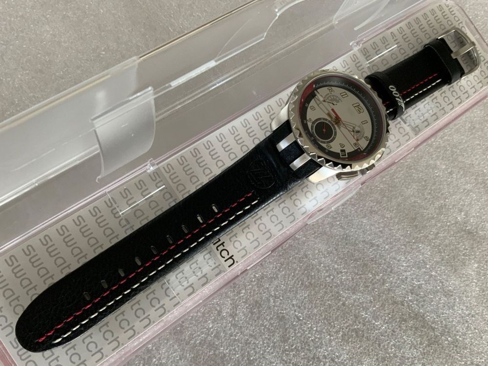 Swatch Montres: Swatch Irony Retrograde 007 MAX ZORIN ★ ungetragen – Neuf avec emballage d'origine à Wettswil par rotonda 8