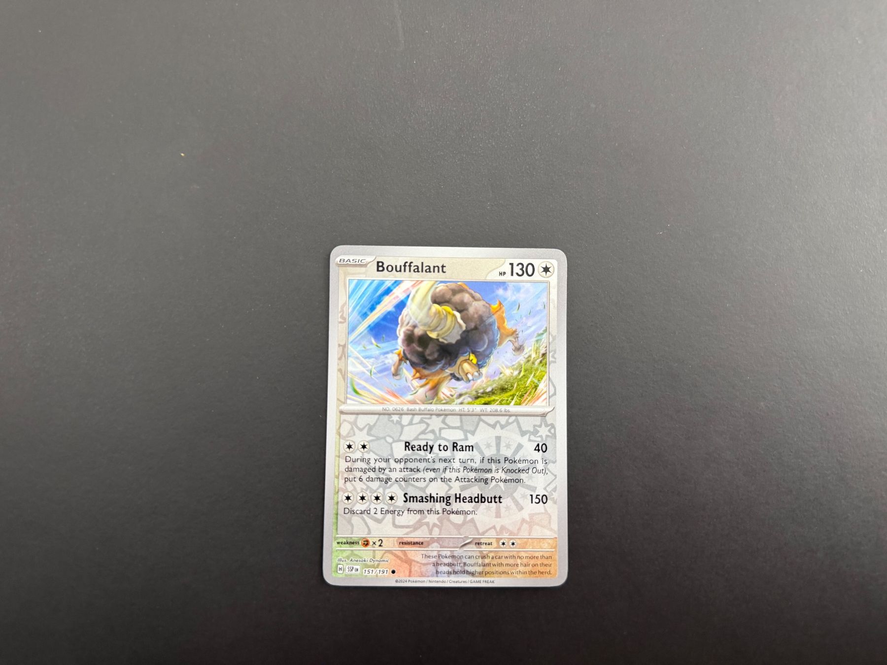 Pokémon Cartes à collectionner: Bouffalant 151/191 – D'occasion à Zürich par mountainwizard00