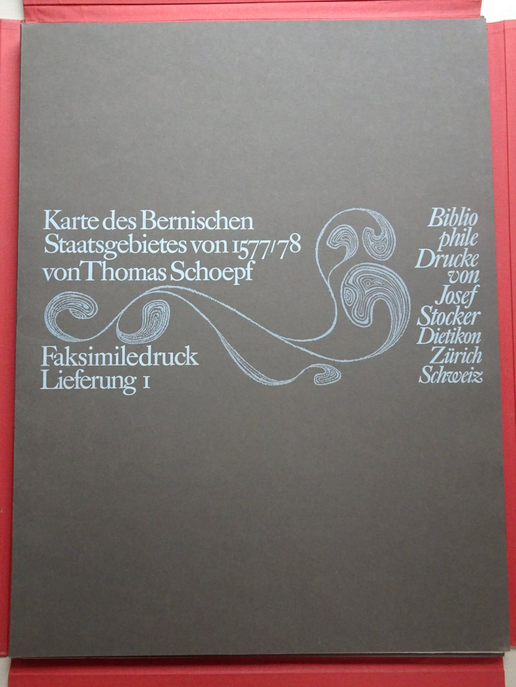 Grafica & Litografie: Faksimiledruck Bern Thomas Schoepf Josef Stocker 4 Mappen – Usato da Goldswil b. Interlaken venduto da troedlermarkt-goldsw 1