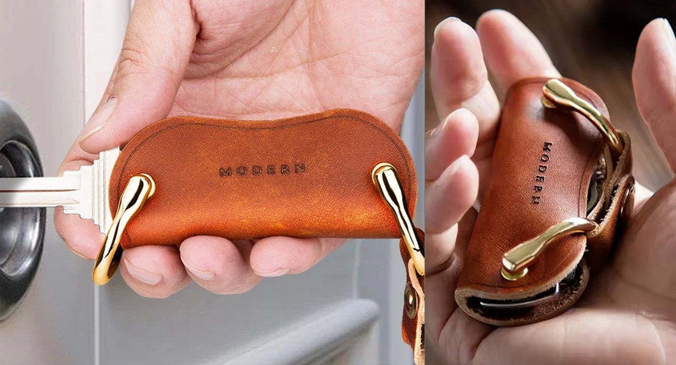 Portachiavi: Moderner Schlüsselorganizer Echtem Leder - Smart Key Wallet – Nuovo e nell'imballaggio originale da Zürich venduto da dum_x5xn 9