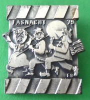 Basler Fasnachtsplakette Silber mit Nadel 1979