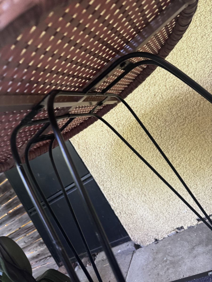 Tavoli: Balkontisch, Rattantisch mit Hairpin-Legs – Usato da Mönchaltorf venduto da gol_pg75 2