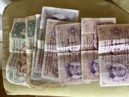 Schweizer Banknotenlos 50/60er Jahre 180chf