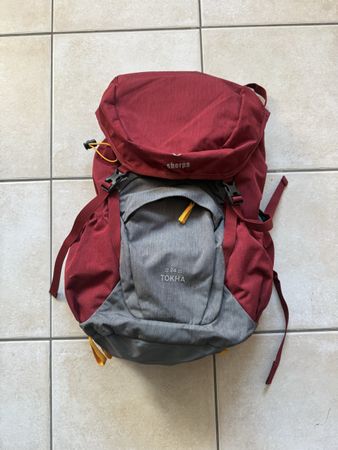 Wanderrucksack Sherpa Tokha 24 rot grau Neuwertig