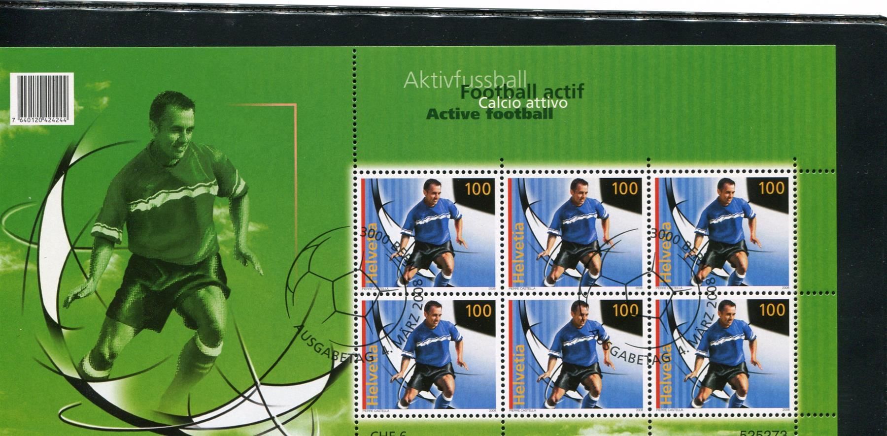 Tutti i francobolli: 2008 Aktivfussball im KB gestempelt – Nuovo (secondo la descrizione) da Winterthur venduto da Kyoung