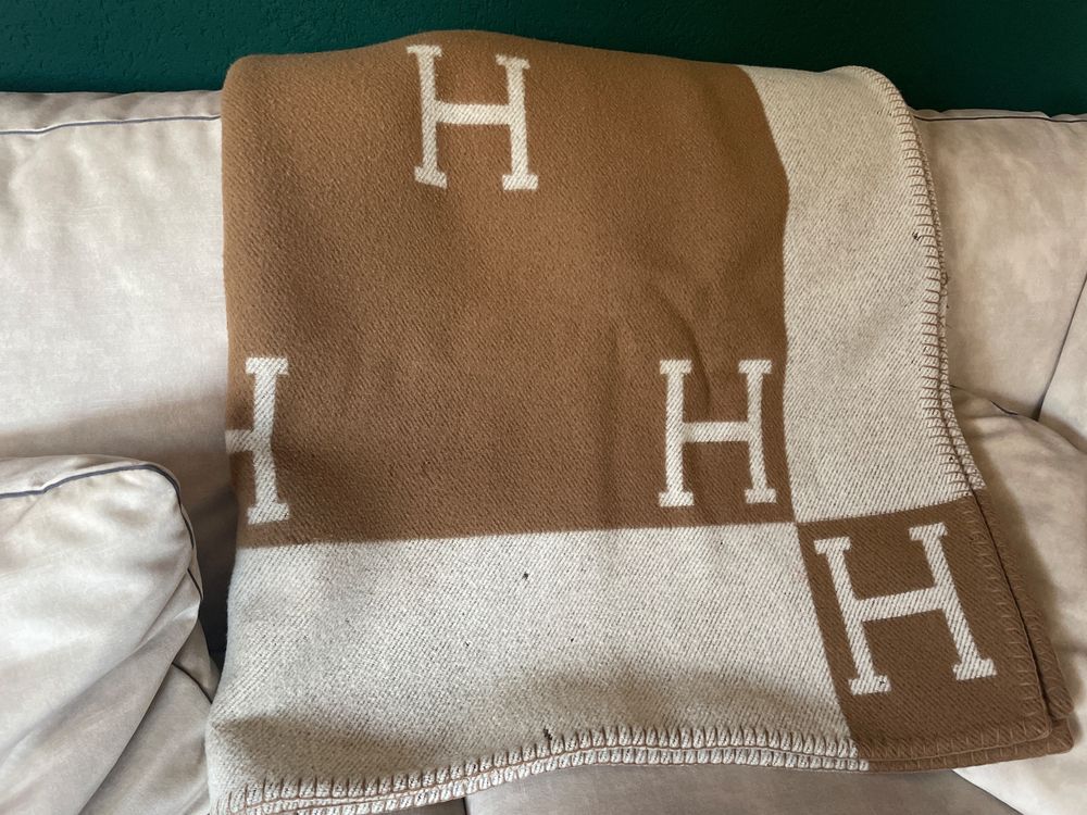 Stilvolle Hermes Decke Beige Ebenbild