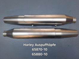 Harley Davidson Auspufftöpfe 65870-10 / 65880-10