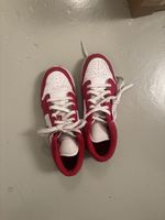 Original Nike Air Jordan 1 Low Rot/Weiss, Grösse 39