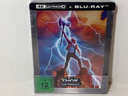 Thor 4 - Love & Thunder Blu Ray 4K Steelbook OVP