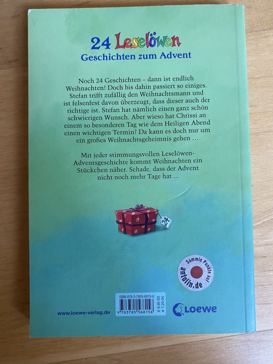 Libri: 24 Leselöwen Adventsgeschichten – Usato da Baden venduto da miri.2000 1