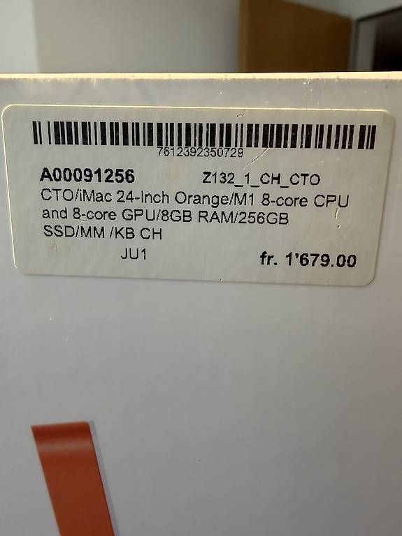 Apple PCs: Apple iMac 24" M1 256GB Orange – Gebraucht aus Buchs SG von SteffLimitless 3