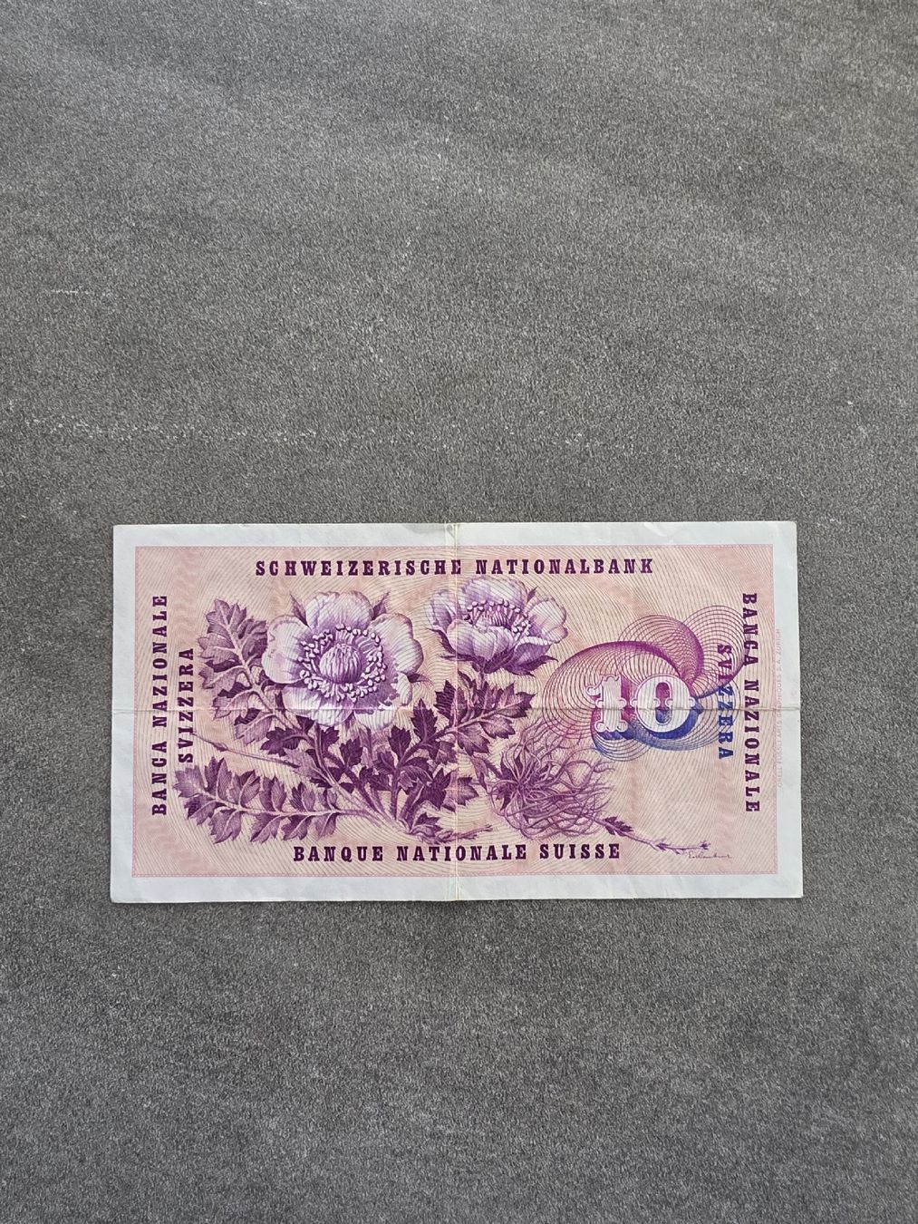 Banconote: 10 Franken Note Serie  Gottfried Keller gebrauchter Zusta – Usato da Oberuzwil venduto da Fundgrube36 1