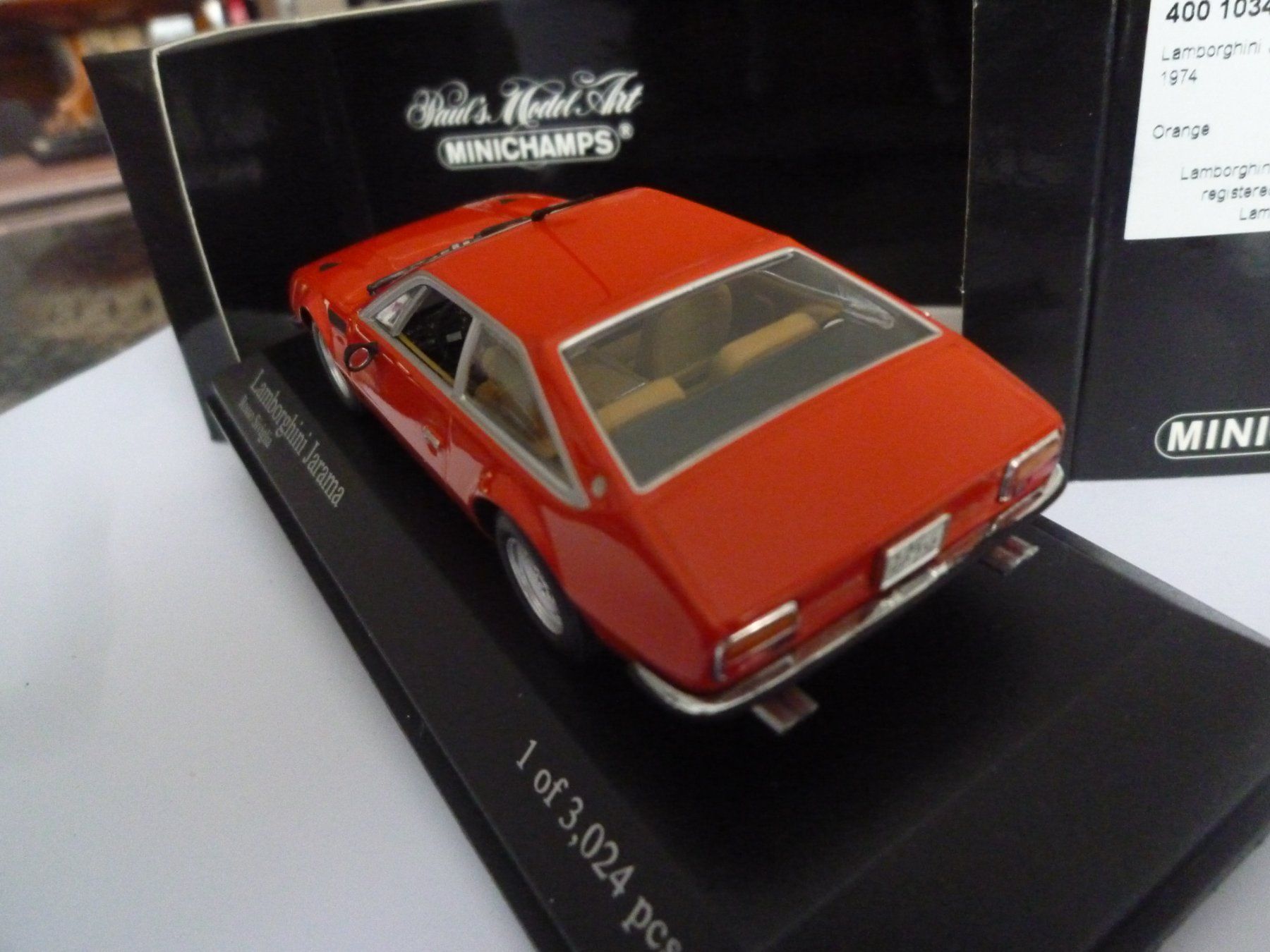 Lamborghini Modellini d'auto: Lamborghini Jarama (1974) – Nuovo e nell'imballaggio originale da Flawil venduto da Imperiosud 3