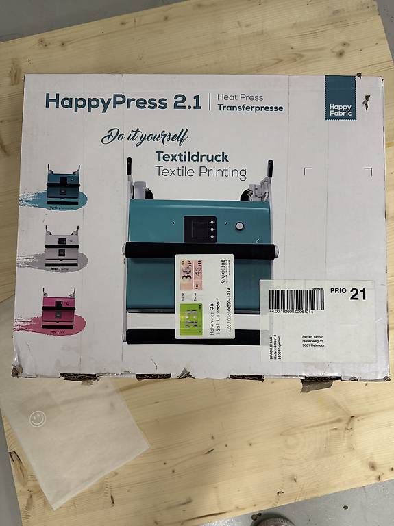 Tutte le macchine: Happy Press 2.1 Transferpresse – Usato da Uetendorf venduto da yan_per 1