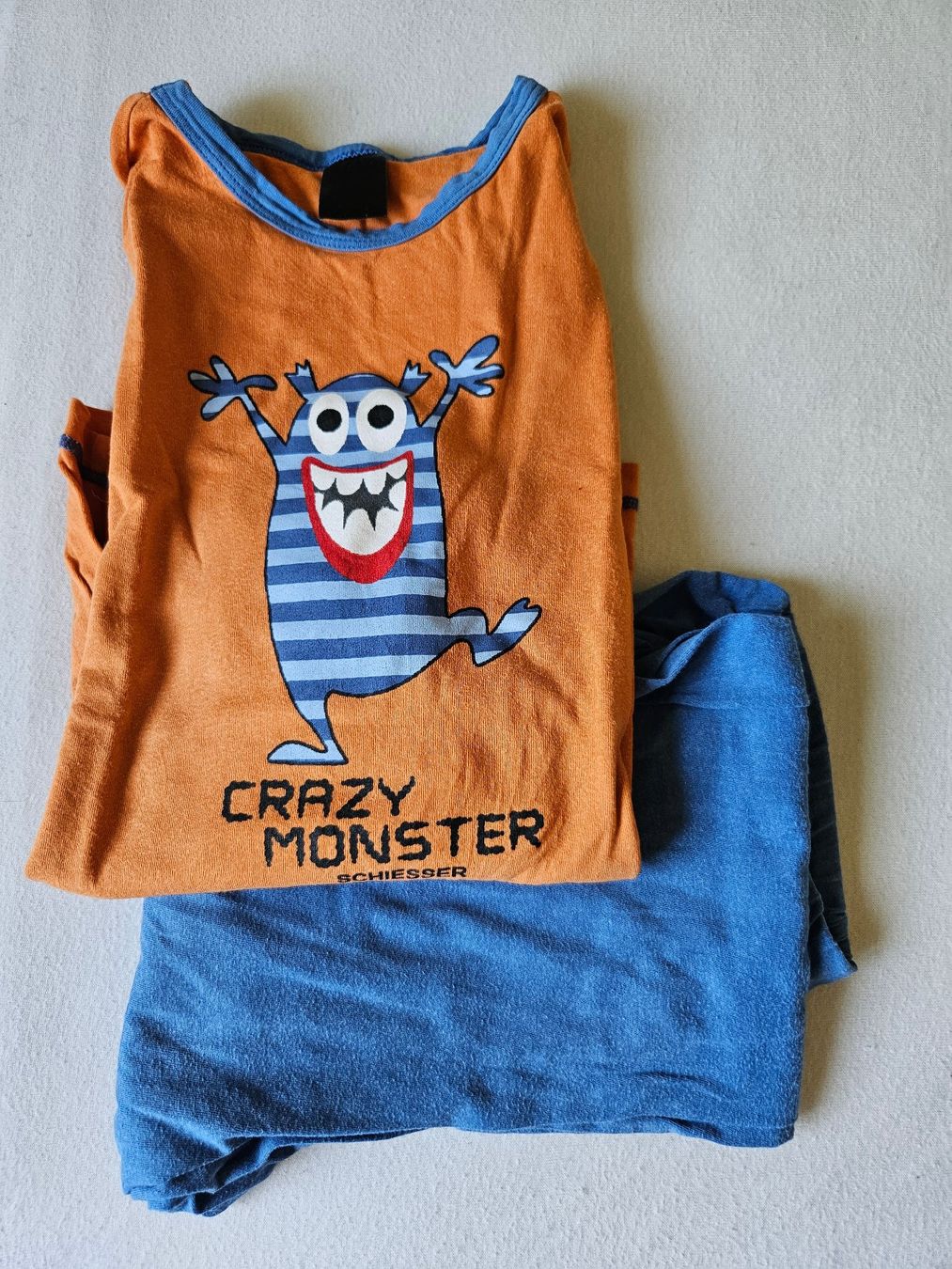 Schiesser Pigiama & Simili: Langarm Pyjama ca. Gr. 98 / 104 Schiesser – Usato da Unterengstringen venduto da saraman