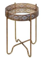 2 Beistelltische Gold - hochwertiges Design