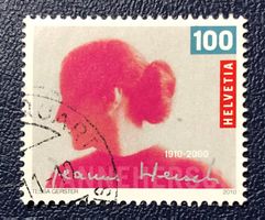 Nr.1367 100 Geburtstag Jeanne Hersch GESTEMPELT  ﻿ 