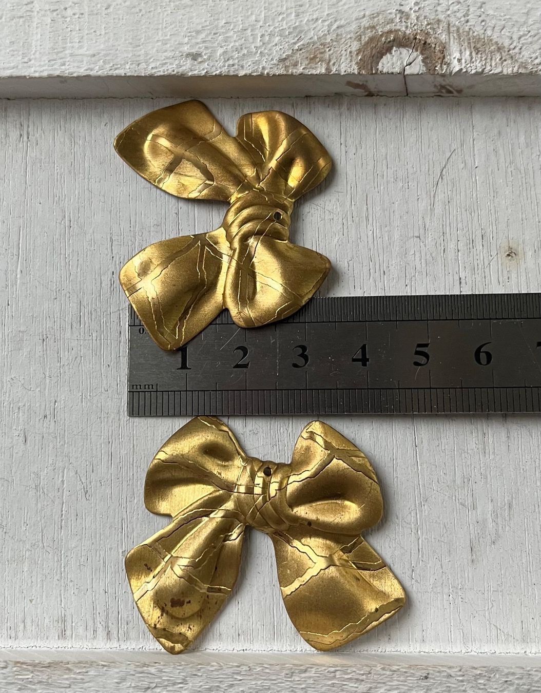 Tutte le decorazioni: 2 fiocchi vintage in ottone – Nuovo (secondo la descrizione) da Breganzona venduto da mas_tv72 4