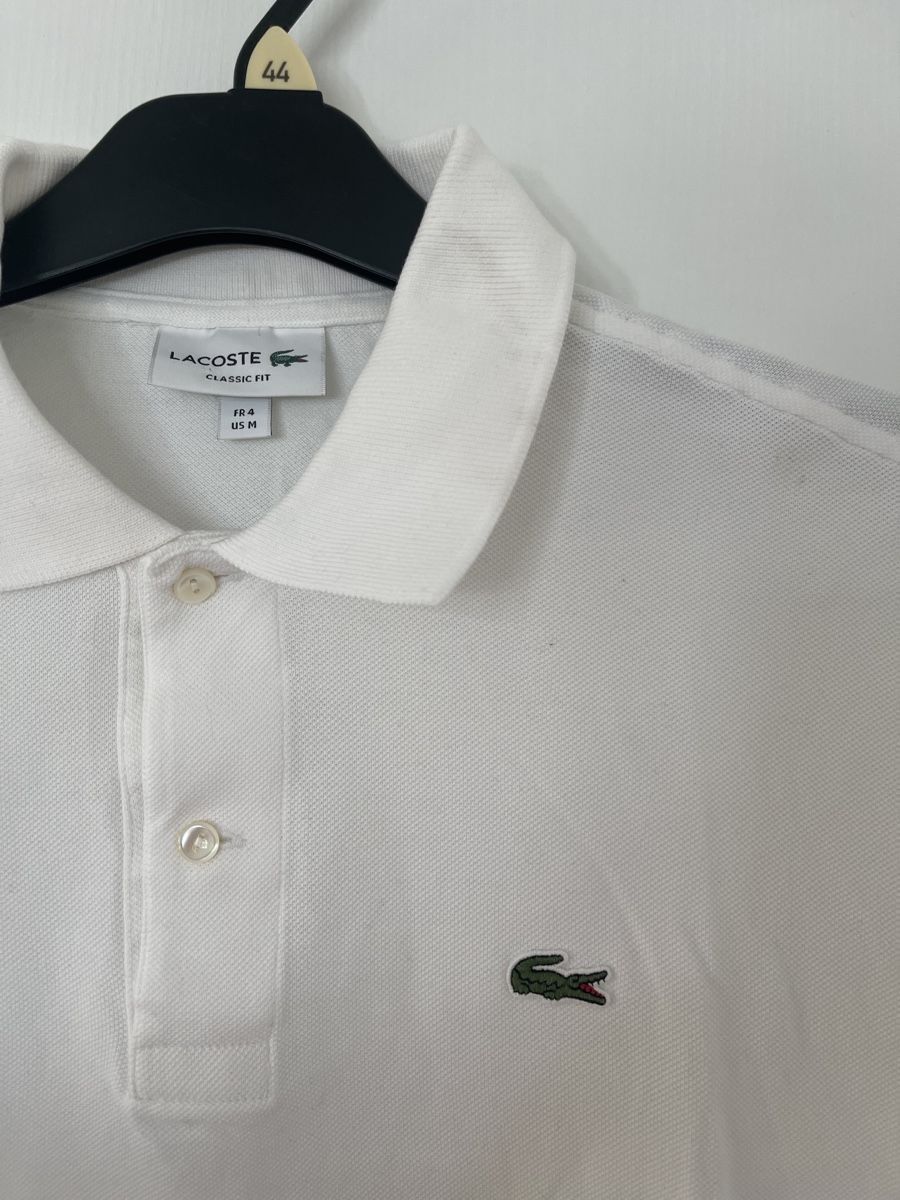 Lacoste Magliette Polo: Weisses Lacoste Poloshirt, Grösse M, Elegant, y2k – Usato da Wetzikon ZH venduto da Jan_wojt 1