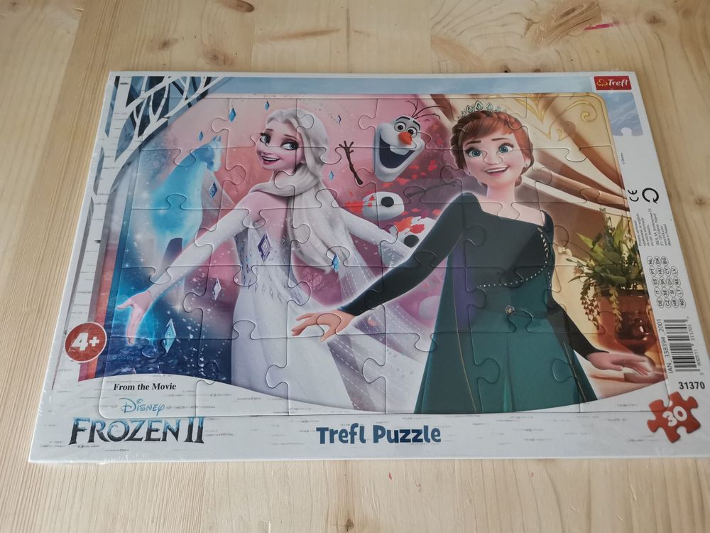 Puzzle Frozen Anna und Elsa neu ab 4 Jahren 30 tg im couvert | Kaufen ...