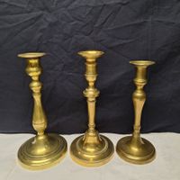 3 antike Kerzenständer (KS14)