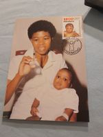 Carte postale rare : Vaccination infantile, Afrique du Sud!