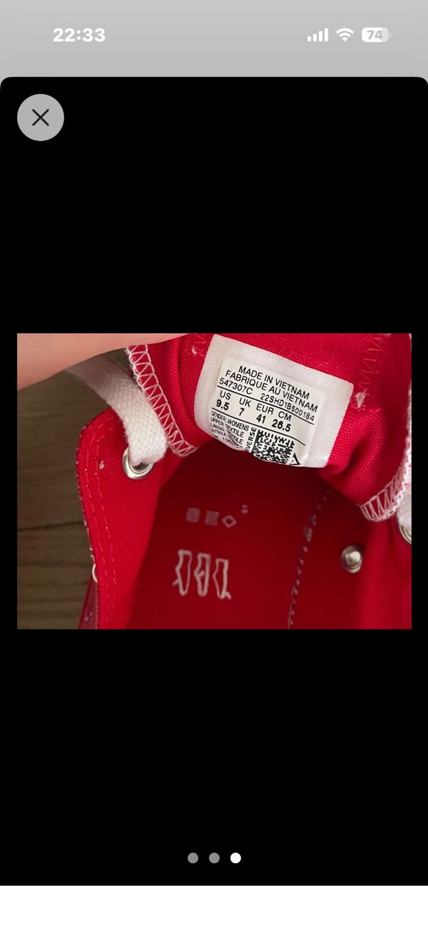 Converse Scarpe da donna: Converse rot – Nuovo (secondo la descrizione) da Neirivue venduto da naz_z28w 2