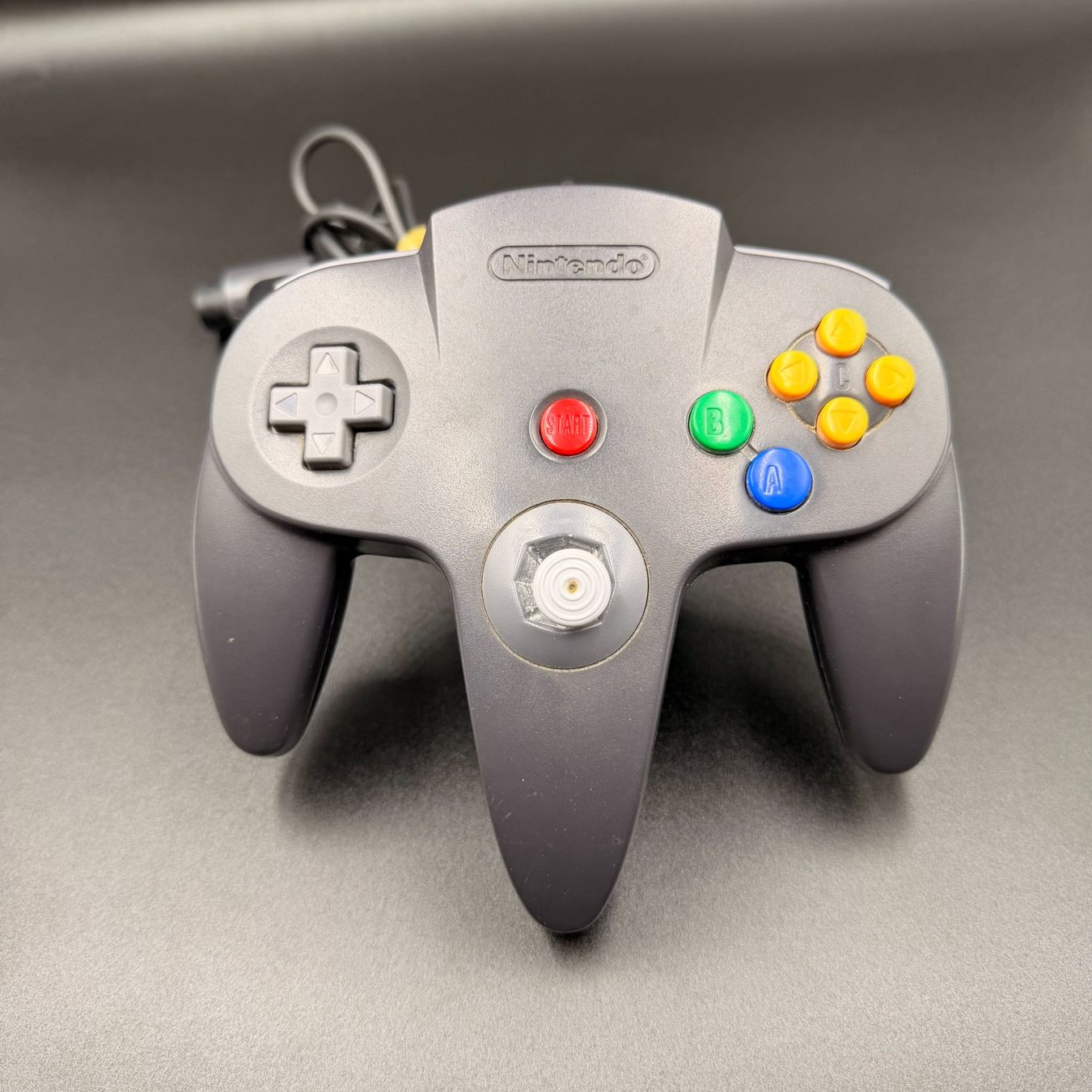 Nintendo Controller: Nintendo 64 Controller grau mit Gamester LMP Memory Pak – Usato da Düdingen venduto da Nerdworld