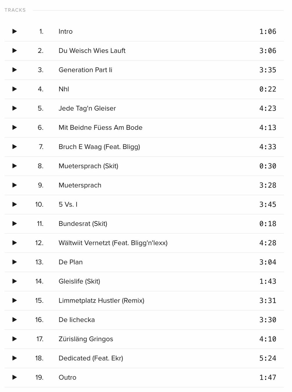 CDs: Gleiszwei - Jede Tag'n Gleiser – Gebraucht aus Brunnen von Barfly5 3