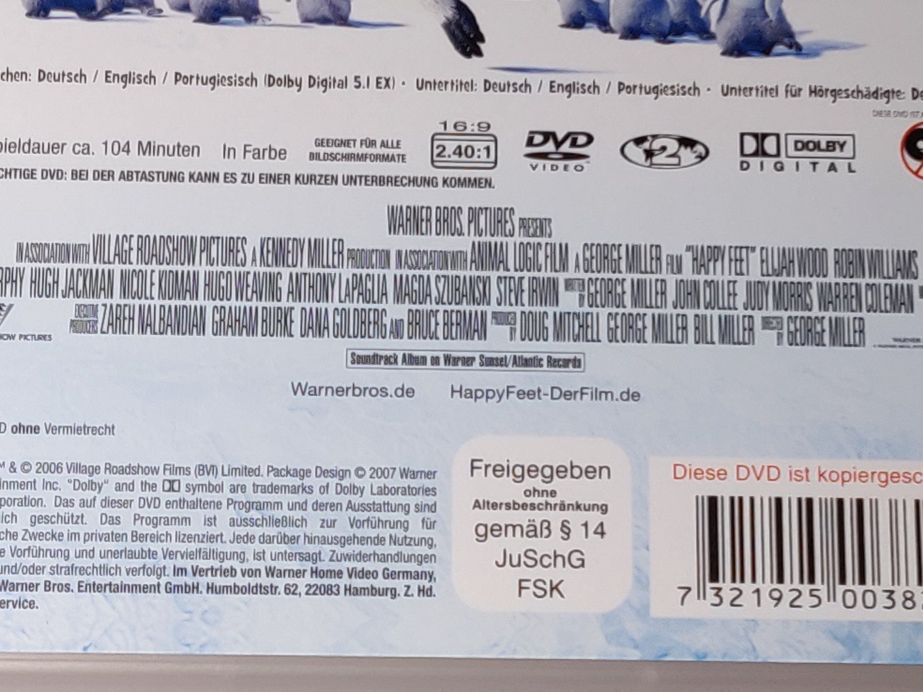Tutti i DVDs: Happy feet / DVD – Usato da Zollikofen venduto da Blackie 3