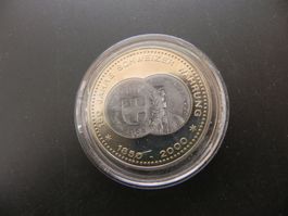 Medaille Währung Schweiz 5 Franken 1968